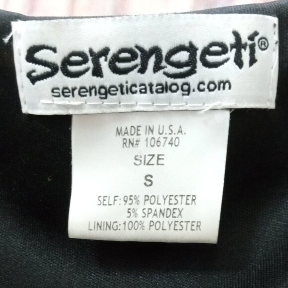 Serengeti Sleeveless Dress One Piece Top with Gathered Skirt Size Small - Picture 4 of 10